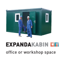 Expandakabin office or workshop space